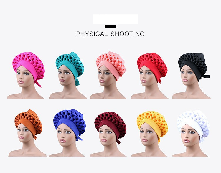 Muslimischer Hut Afrikanischer Turbanhut zweiteilig verstellbarer Space Layer gewebter afrikanischer Hut Auto Gele_voghion.com