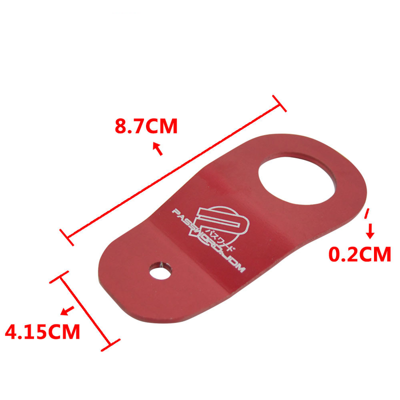 Piezas de automóvil de aluminio JDM adecuadas para Honda Civic EK, soporte de tanque de agua modificado, hebilla de tanque de agua de automóvil, soporte de radiador_voghion.com
