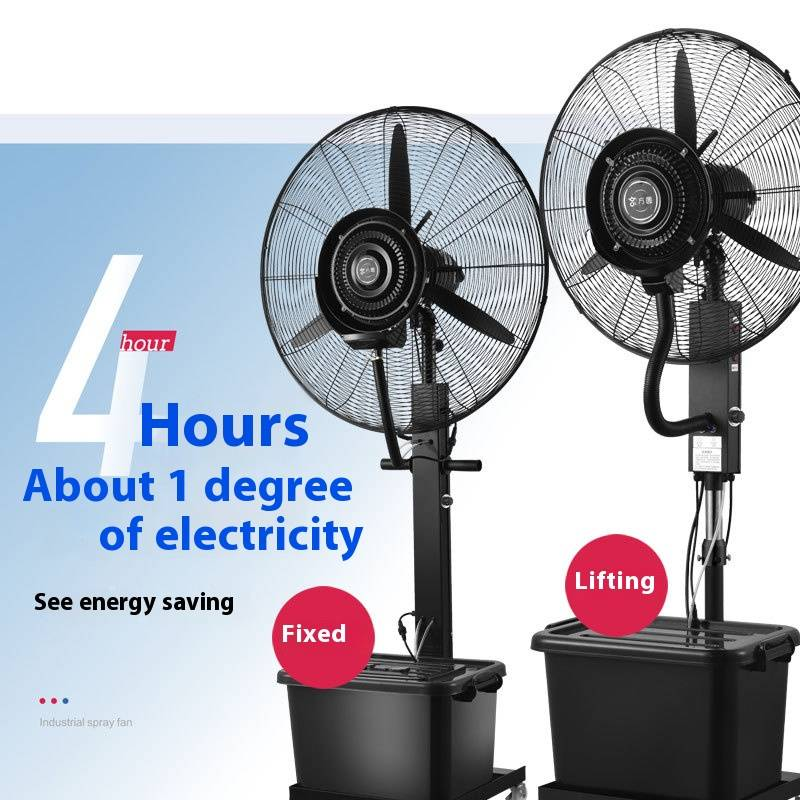 Hochleistungs-Nebelkühlventilator - Wassersprühturmventilator in Handelsqualität mit starkem Luftstrom zur Kühlung im Freien_voghion.com