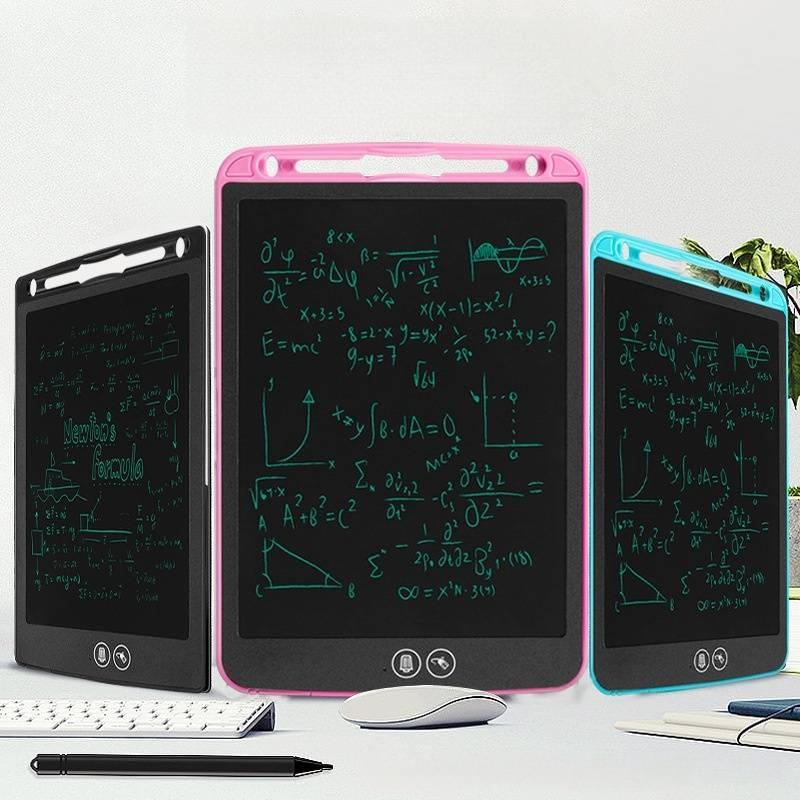 Reusable LCD Writing Tablet With Partial Erase Feature, High Brightness Screen For Kids & Students, Digital Drawing & Note Taking Board_voghion.com