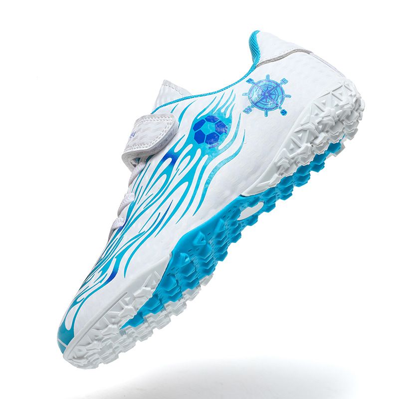 Velcro Children's Long Spike Soccer Shoes Outdoor Primary And Secondary School Students Shredded Spike Training Shoes Youth Sports Shoes_voghion.com