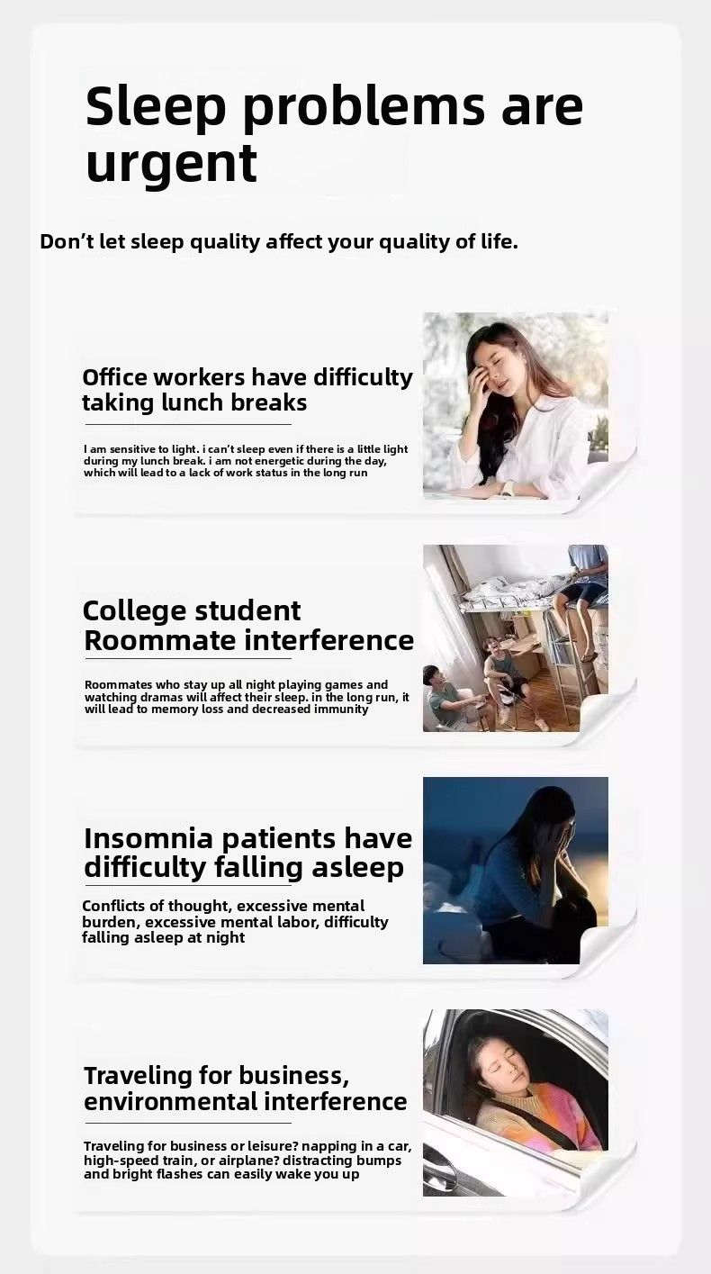 Maschera Gravity Seping, Blocco completo della luce, Maschera per il pisolino per uomini e donne, Protezione per gli occhi Deep Sep per adulti, Comoda e_voghion.com