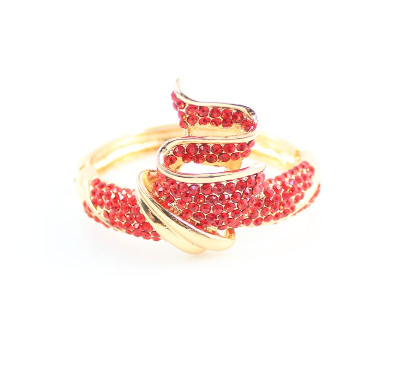 Set di gioielli con perline africane Set di gioielli da donna in cristallo color oro con collana per la festa nuziale_voghion.com