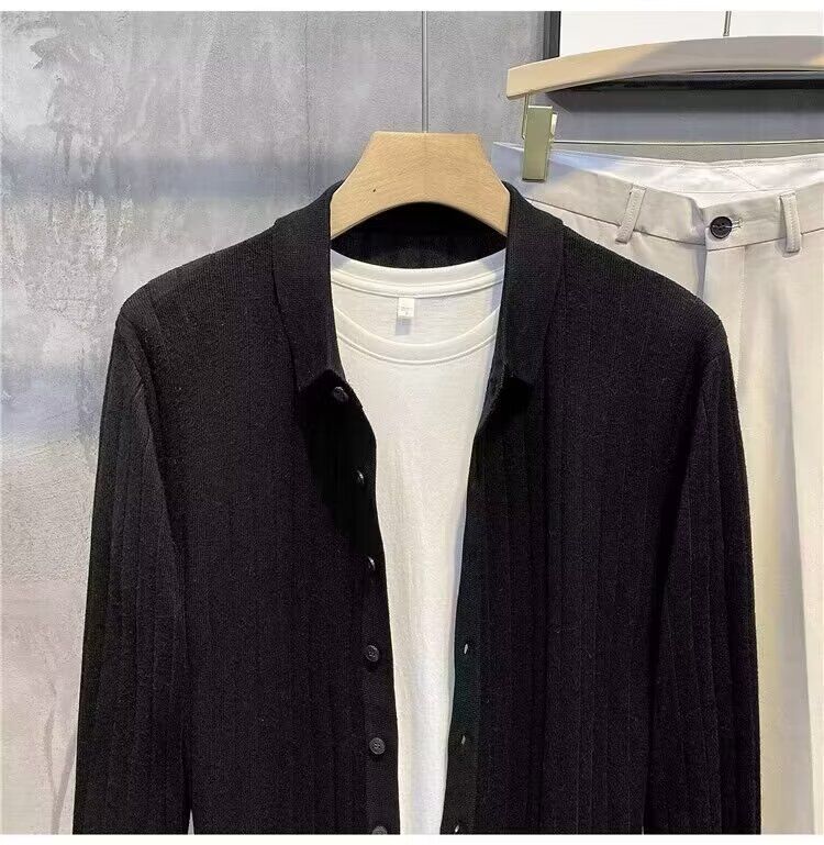 Men's Clothing 2024 autumn and winter trendy men's new men's casual jacket warm cardigan sweater sweater_voghion.com
