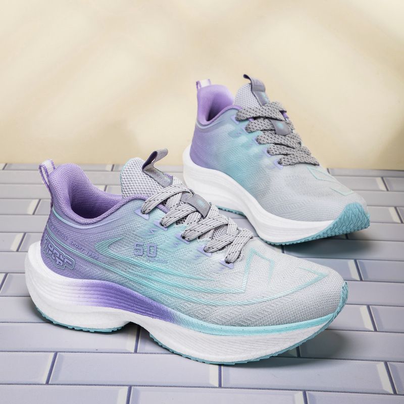 Professional Racing Carbon Plate Ultra-light Shock Absorption Popcorn Rebound Unisex Sports Marathon Running Shoes_voghion.com