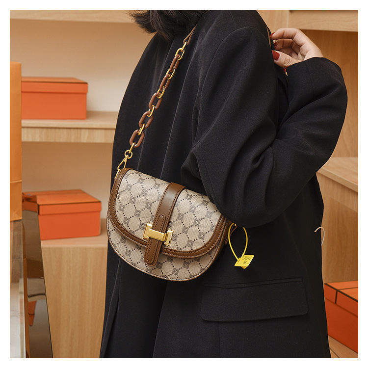 Bolso de mujer 2023 nuevo bolso de sillín bolso de hombro de marea bolso pequeño bolso cruzado de mujer_voghion.com