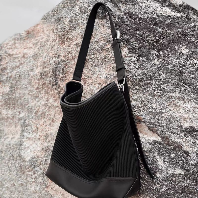Borsa a tracolla versatile da donna, nuova, in velluto a coste, grande capacità, Unifine, stesso stile_voghion.com