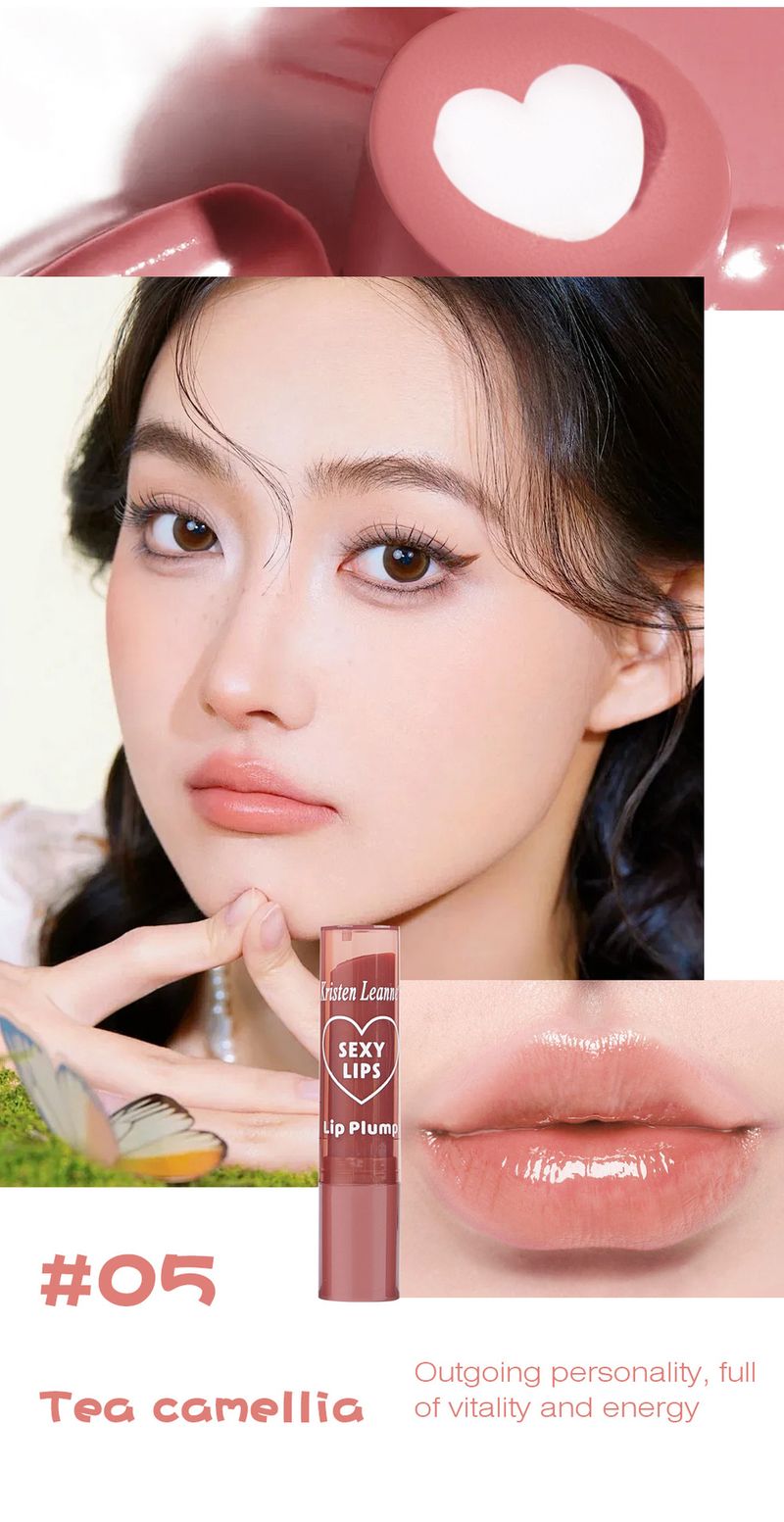 Bedst sælgende sort teknologi spejllåse vand kærlighed sandwich fugtgivende læbepomade læbefyldende lys farve læbestift_voghion.com