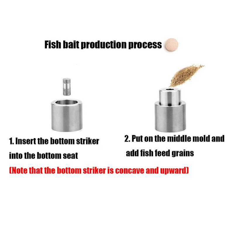 Fischködermaschine, tragbare Angelausrüstung für den Außenbereich, Fischködermaschine, 8-mm-Fischköderpellets_voghion.com