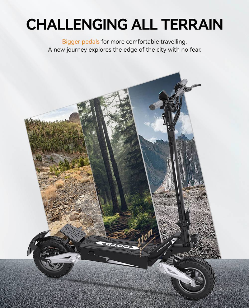 Bicicleta eléctrica OOTD T10 de dos ruedas, motor de 250 W, autonomía de 45 km, batería extraíble, resistencia al agua IPX4, certificación CE, EN15194, sillín cómodo para ciudad._voghion.com