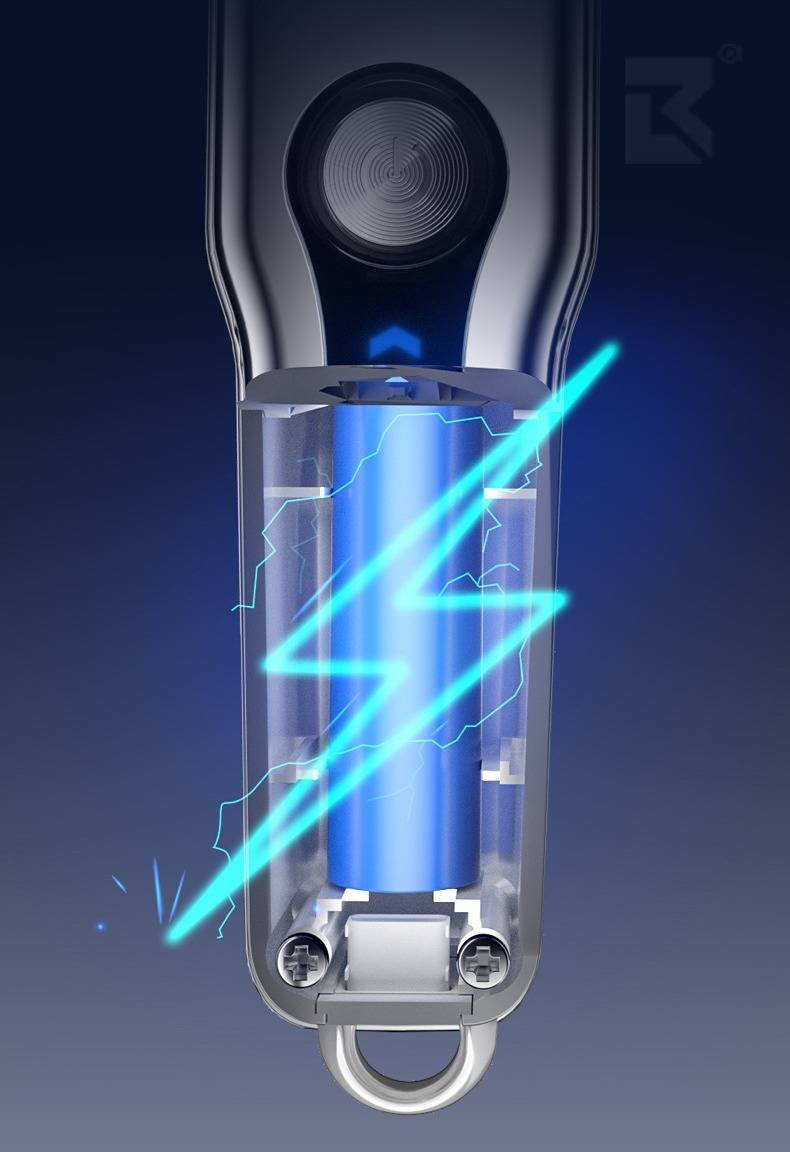 Cortapelos profesional para hombres: recortadora eléctrica recargable con pantalla digital, cuchilla de acero inoxidable, peine guía ajustable y motor silencioso._voghion.com