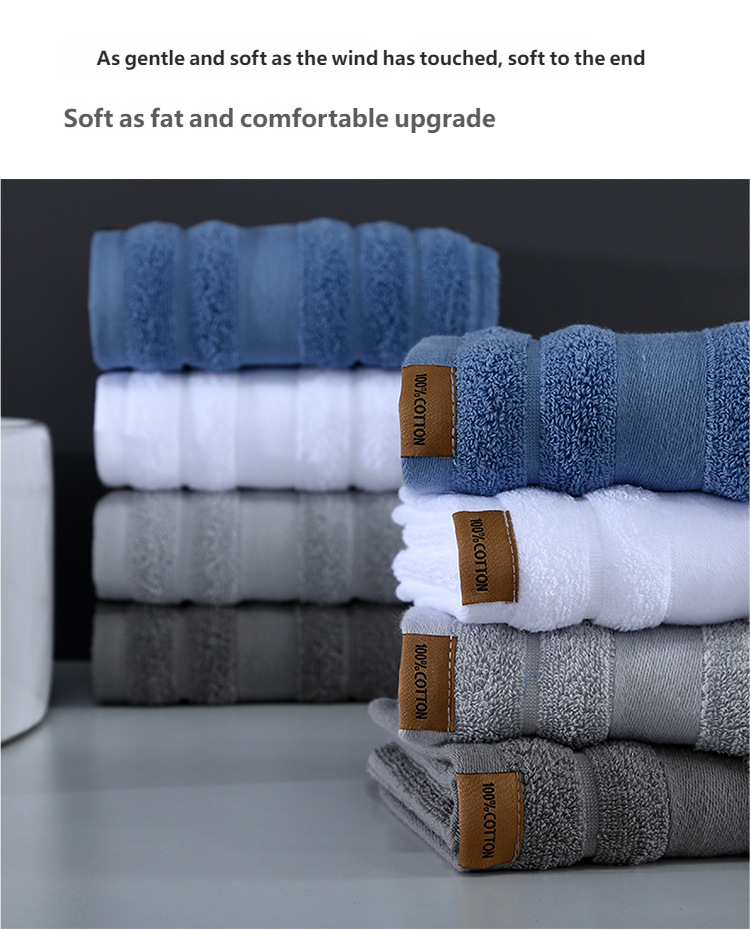 Pure Cotton Thickened Household Face Towel, Soft And Absorbent_voghion.com