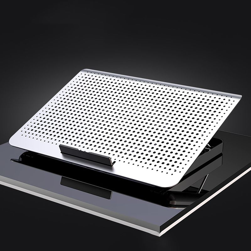 Xinweiqing laptopkoeler Dual USB verstelbare draagbare geluidsarme notebook-koelpad voor gaming_voghion.com