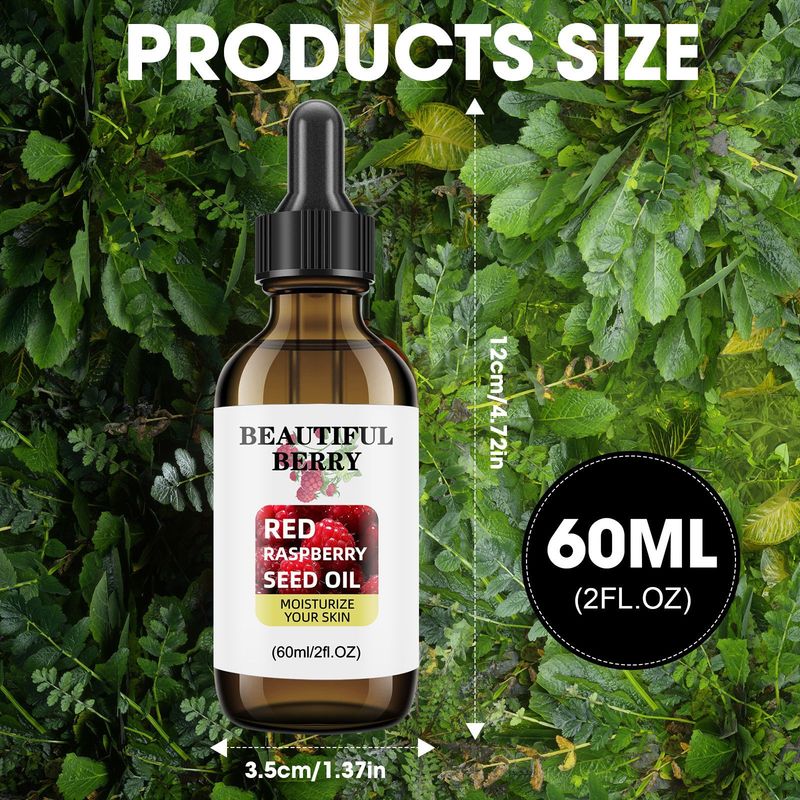 Compound Raspberry Seed Cold Pressed Process Hospital Grade Natural Antioxidant Fast Absorption Facial Base Oil_voghion.com