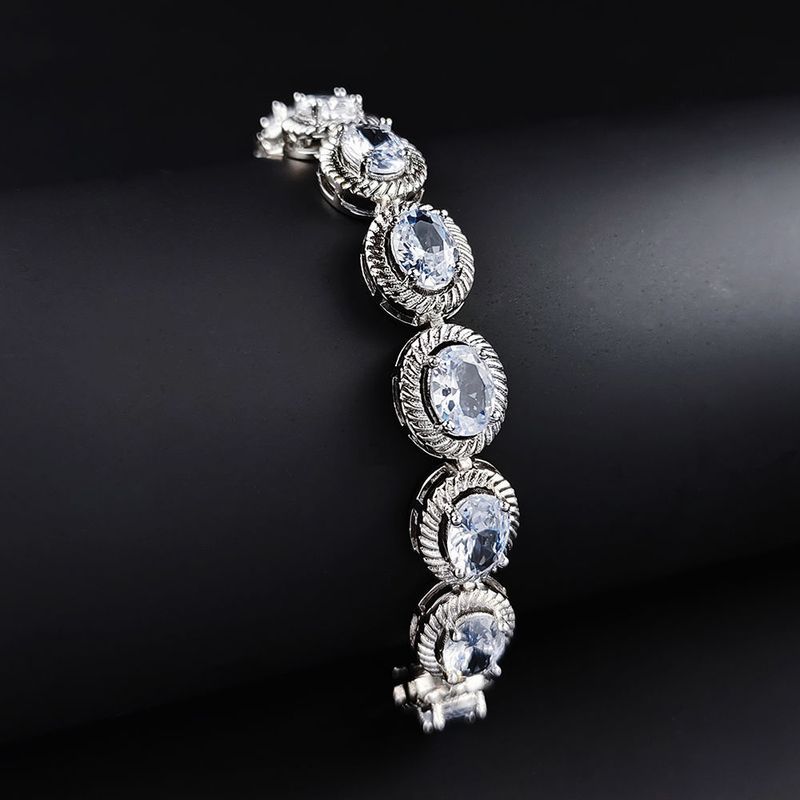 Pulseira unissex luxury And Super Sparkg S6116, zircônia,_voghion.com