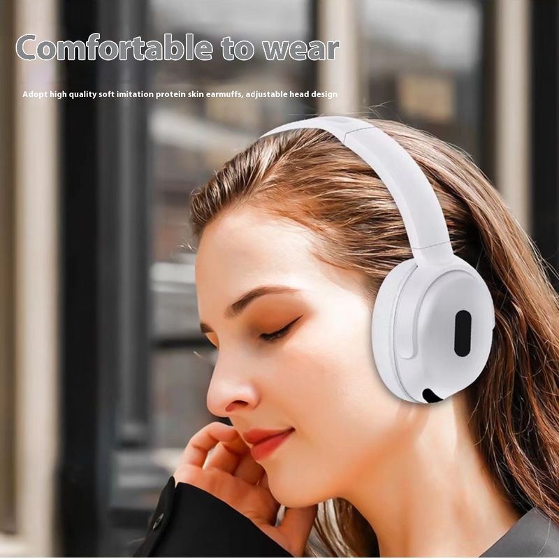 Headset Bluetooth Wireless Earpiece With Super Long Range, No Loss Of Sound, Foldable Sports Bluetooth Headset_voghion.com