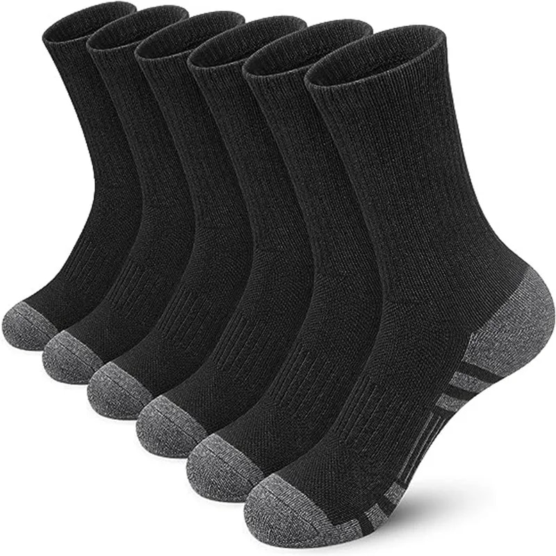 6 pares de calcetines de fútbol de gran tamaño para gimnasio al aire libre, cómodos y suaves de alta calidad para hombre, nuevo estilo_voghion.com