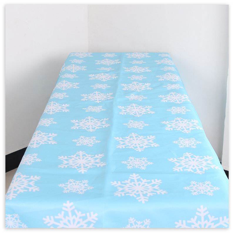 Home & Garden New Christmas Decorations Christmas Polyester Snowflake Tablecloth Christmas Table Decorations Anti-fouling Tablecloth_voghion.com