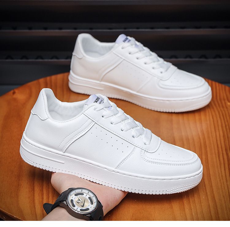 Scarpe da uomo traspiranti, scarpe bianche, scarpe da ginnastica con plateau da uomo, scarpe sportive e per il tempo libero, modelli personalizzati transfrontalieri_voghion.com
