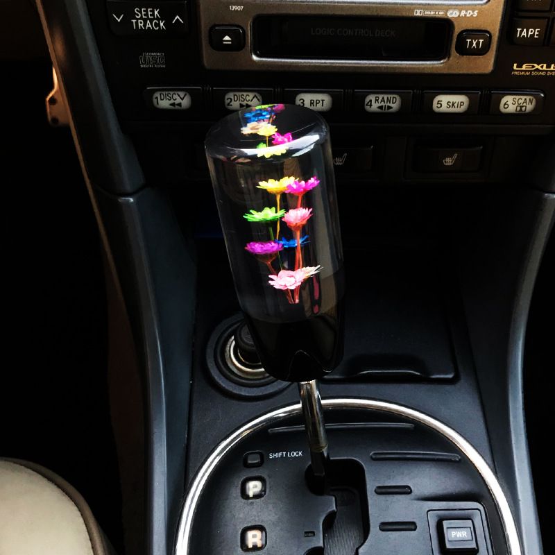 JDM Vodeni cvijet red Automatski kreativni ručni kristal Personalizirana modifikacija Univerzalni valoviti štapić za glavu_voghion.com