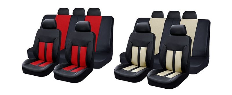 New hot selling car seat cover chair cover cushion full PVC material multi color four seasons universal wholesale_voghion.com