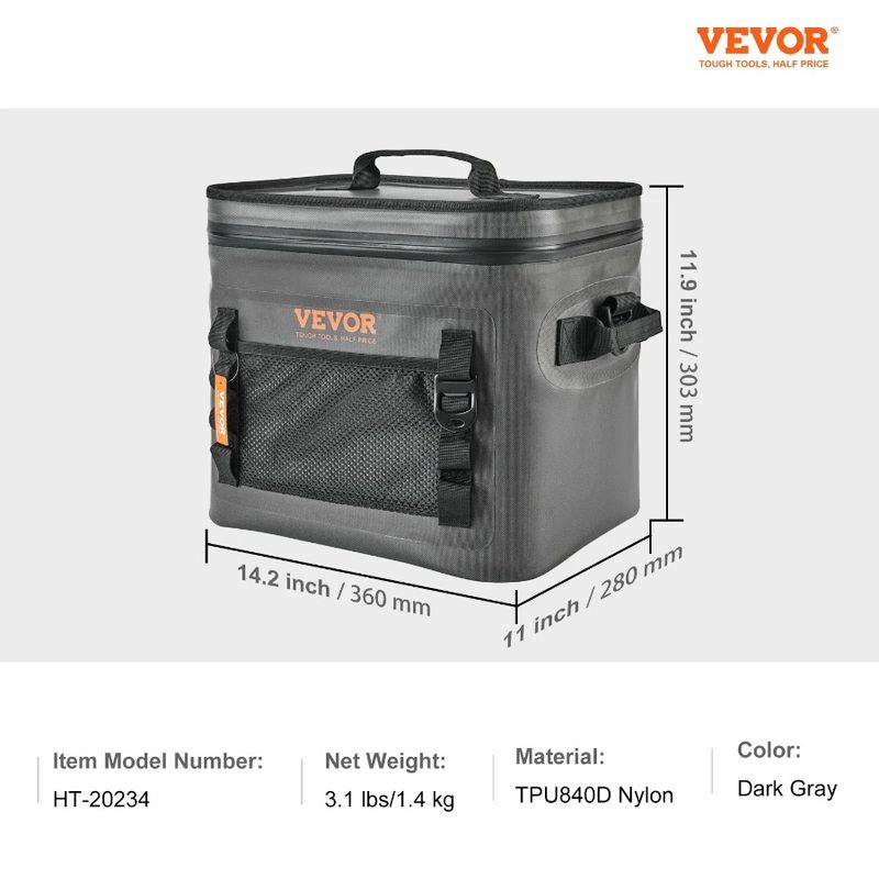 Soft Soft Bag 24 Lightweight Cooler Soft Leakproof Zipper Insulated And Porta Bag Waterproof With Cooler Bag Cans Cooler Sided_voghion.com