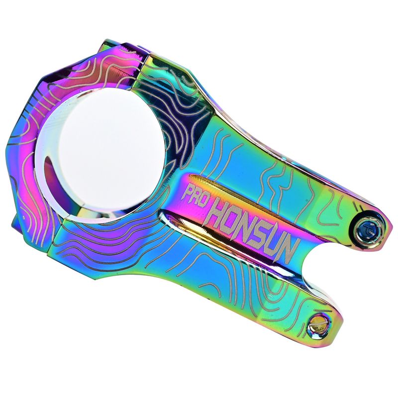 Potence courte HONSUN pour VTT, en alliage d'aluminium, 31,8 mm x 45 mm, angle de rotation de 0°, usinée CNC, accessoires, poids : 145 g_voghion.com