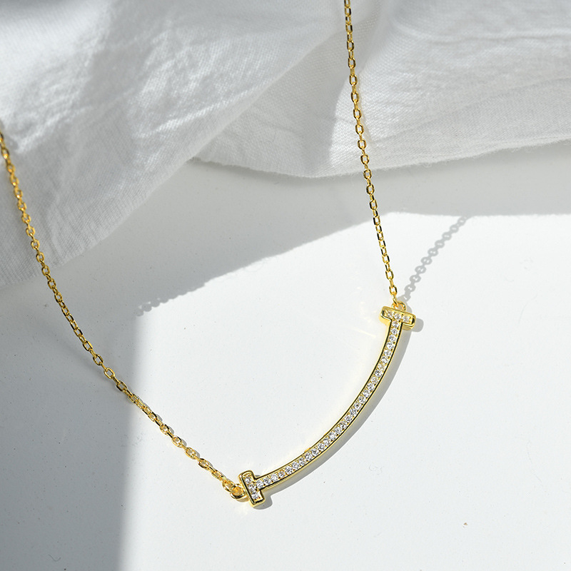 Collana di pendenti per matrimoni di lusso con ciondolo a forma di clavicola Lab con diamanti per gioielli da donna_voghion.com