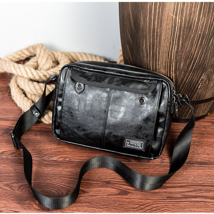 Férfi válltáska, alkalmi divatos táska, átlós válltáska, vízálló, nagy kapacitású_voghion.com