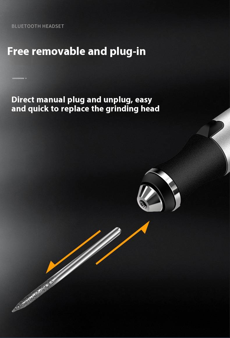 Professional Mini Electric Grinder - 3-Speed Lithium Battery Powered Engraving & Polishing Tool With Multiple Accessories For DIY & Crafting_voghion.com