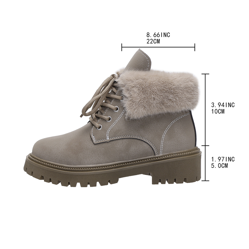 Herbst und Winter Neue High Top Damenstiefel mit Samt für Wärme_voghion.com