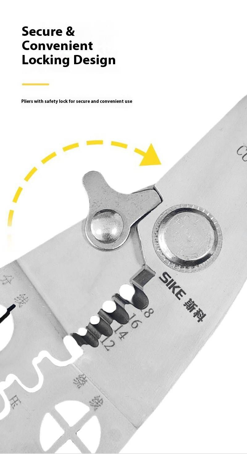 Wire Stripping Pliers Electrician Special Wire Pliers Multi Function Wire Splitting Pliers Wire Cutting Cable Wire Fiber Optic Cutting Pliers_voghion.com