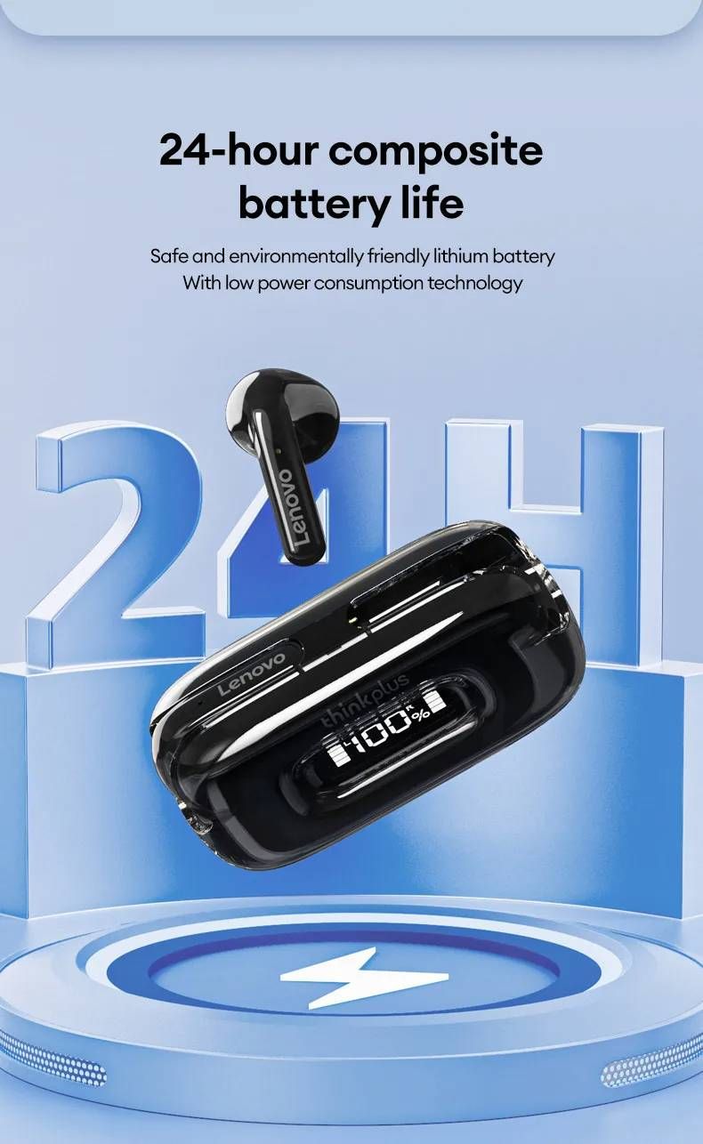 Originele Lenovo X15 II draadloze Bluetooth-oortelefoons, hoge kwaliteit HD-oproepen, hoofdtelefoon met lage latentie, gaming-muziek, outdoor-headset_voghion.com