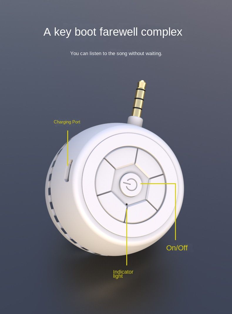 Pocket Powerhouse: przenośny głośnik do gier Hi-Fi 3,5 mm AUX z krystalicznie czystym dźwiękiem i zwiększoną głośnością dla urządzeń uniwersalnych_voghion.com
