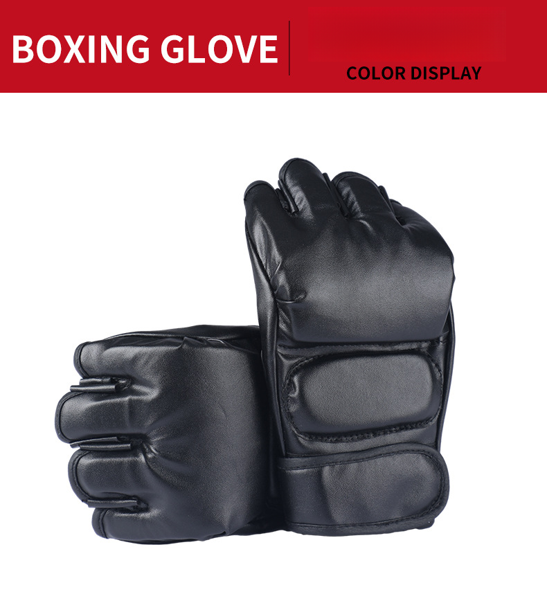 Hombres, mujeres, adultos, niños, guantes de boxeo, suministros de boxeo, guantes para saco de boxeo, guantes profesionales de Sanda y Taekwondo._voghion.com