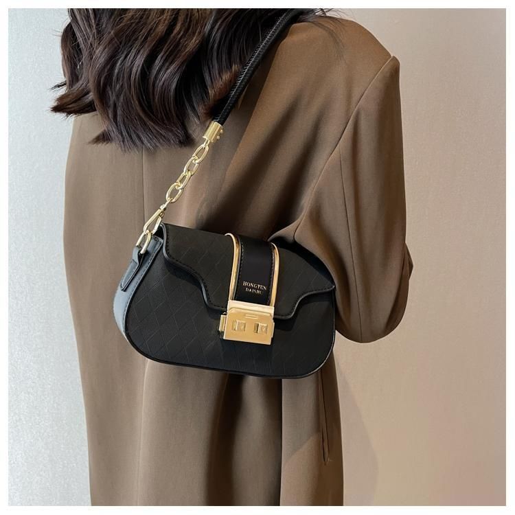 Borsa da donna di fascia alta Borsa a tracolla sotto le ascelle con tracolla a tracolla autunno inverno alla moda e piccola_voghion.com
