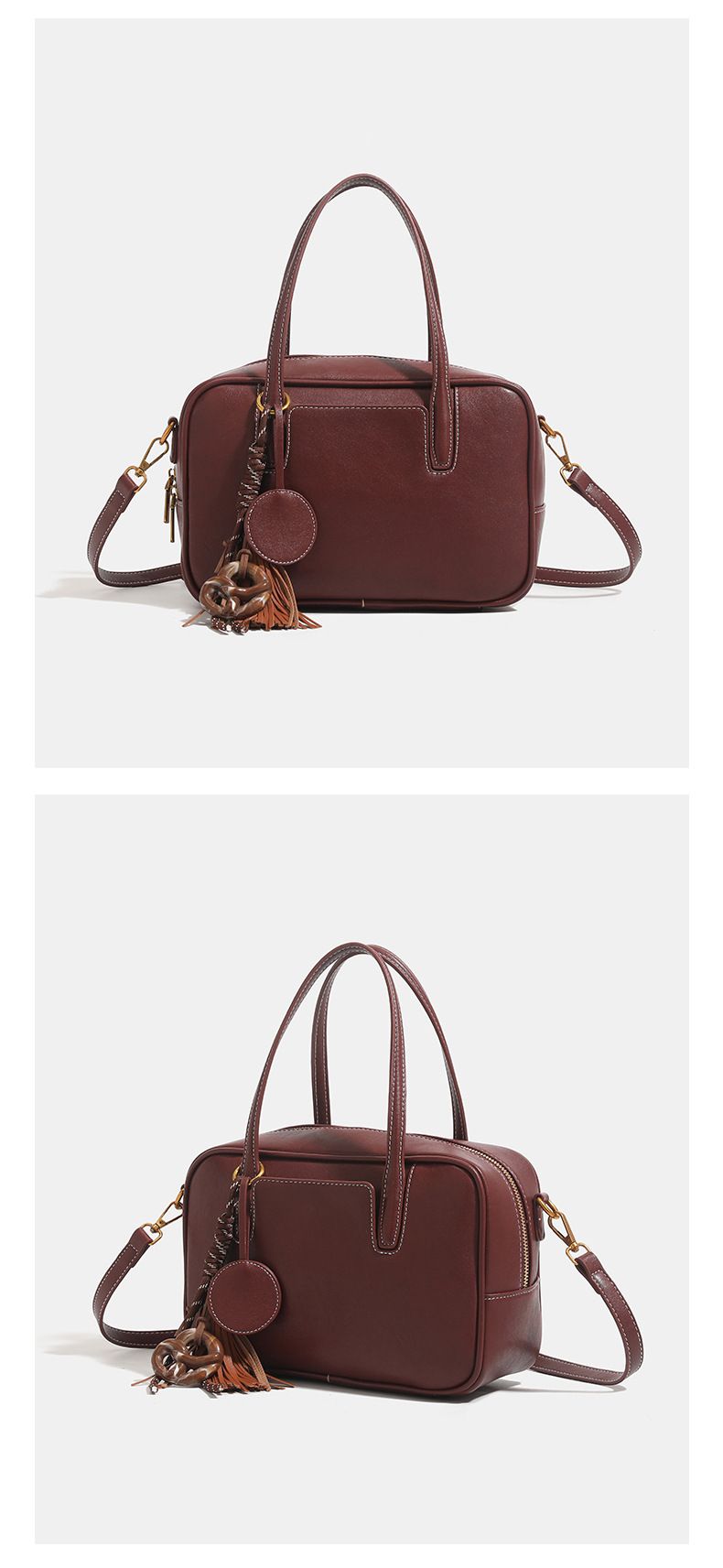 Forest Retro Tote Bag Women's Autumn And Winter New Large Capacity Commuter Handbag Shoulder Bag_voghion.com