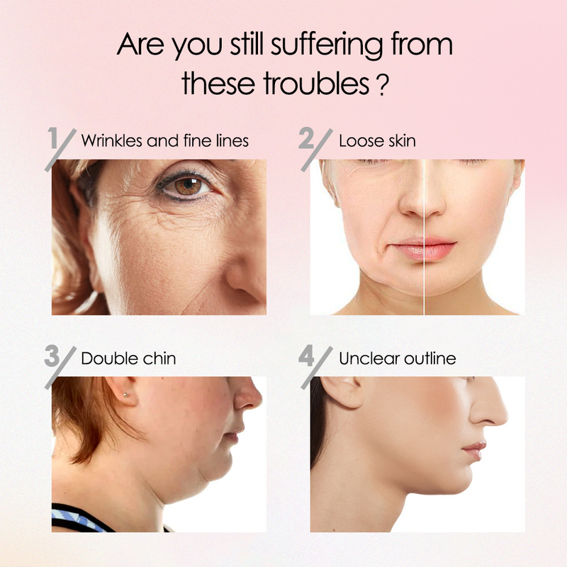 24 hot level Micro v15 heated lifting and tightening double chin micro current face slimming device_voghion.com