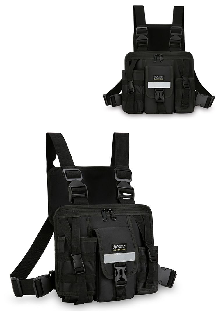 New Trend Tactical Function Socks Puppet App Outdoor Leisure Tooling Bag Multi-functional Fashion Men's Chest Bag Cross-border_voghion.com
