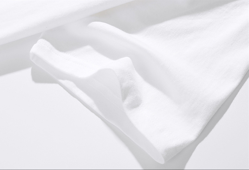 Högkvalitativ kort sommar-t-shirt, lös halvärmad topp i bomull, herr- och damkläder, topp för parmodemärke_voghion.com