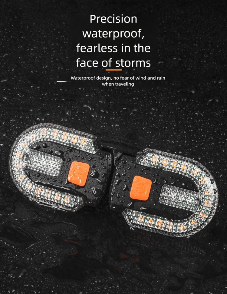 Nouveau feu arrière de vélo rechargeable par USB, télécommande sans fil, clignotant, accessoires de vélo de montagne détachables_voghion.com