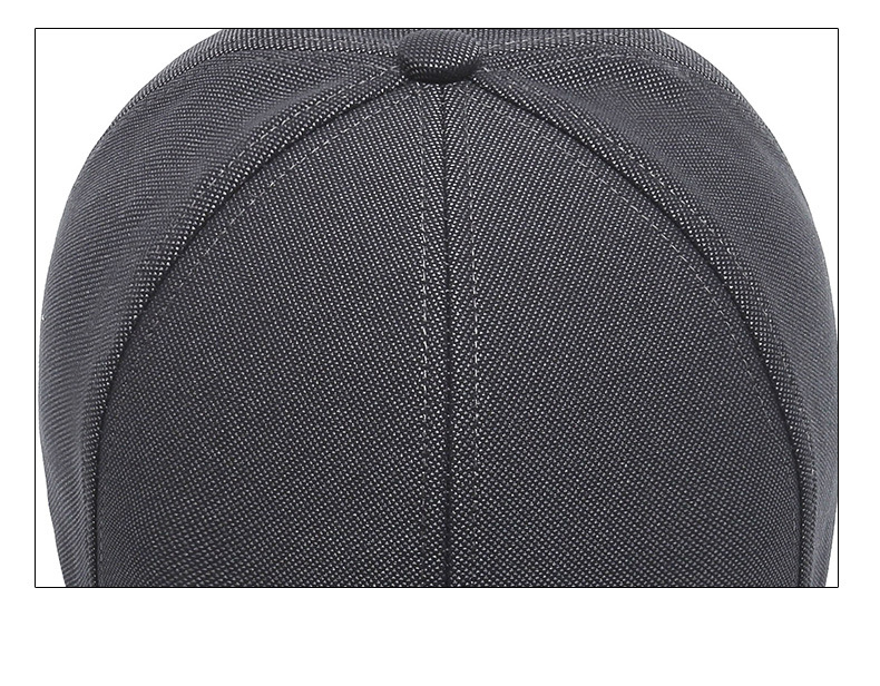Hat Men's Baseball Cap Fashion All-match Sun Hat Simple Black Autumn Casual Cap Men's Sunscreen Cap Trendy_voghion.com