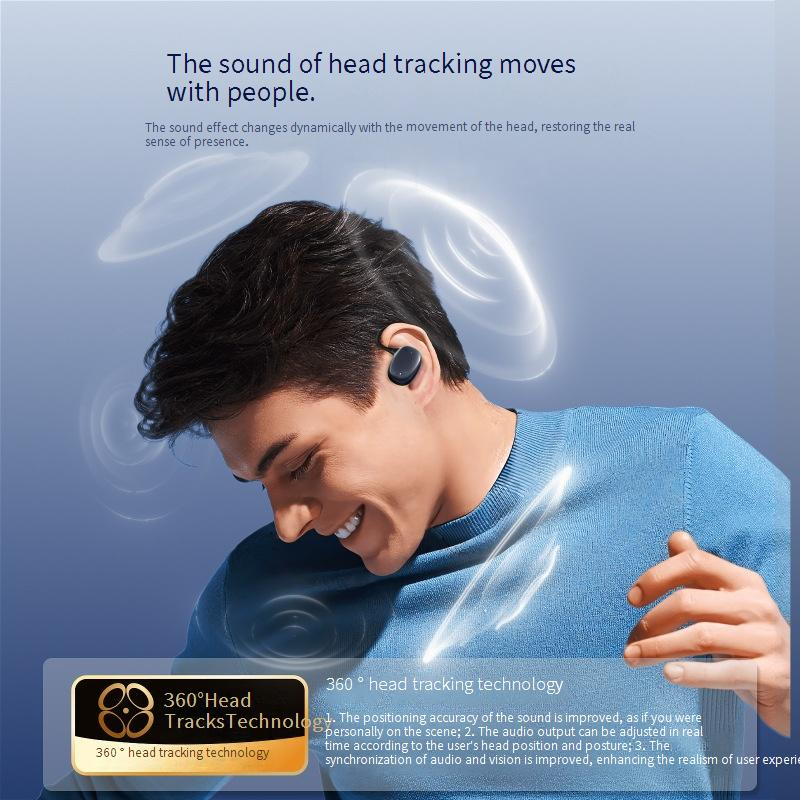 Consumer Electronics New Ear Hanging Bluetooth Headset Noise Reduction Running Sports OWS Open Wireless Bluetooth Headset_voghion.com