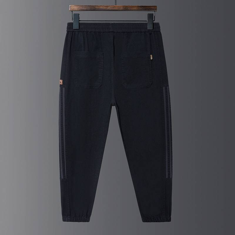 Men's Clothing Plus Size Stretch Jeans Loose All Match Pants Elastic Waist_voghion.com