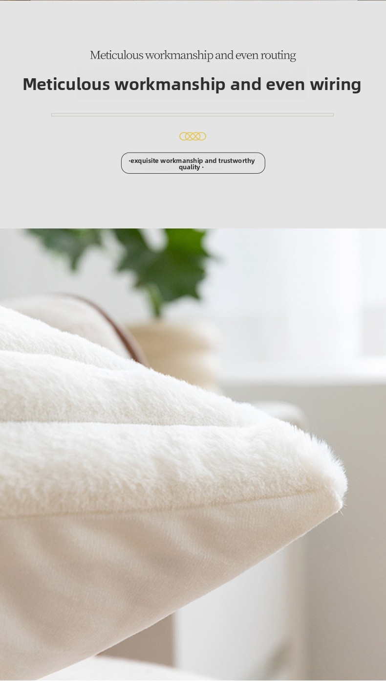 Luxury Faux Fur Throw Pillow – Soft Striped Cushion Cover With Insert For Sofa & Bed – Minimalist Solid Color Home Decor (45x45cm)_voghion.com