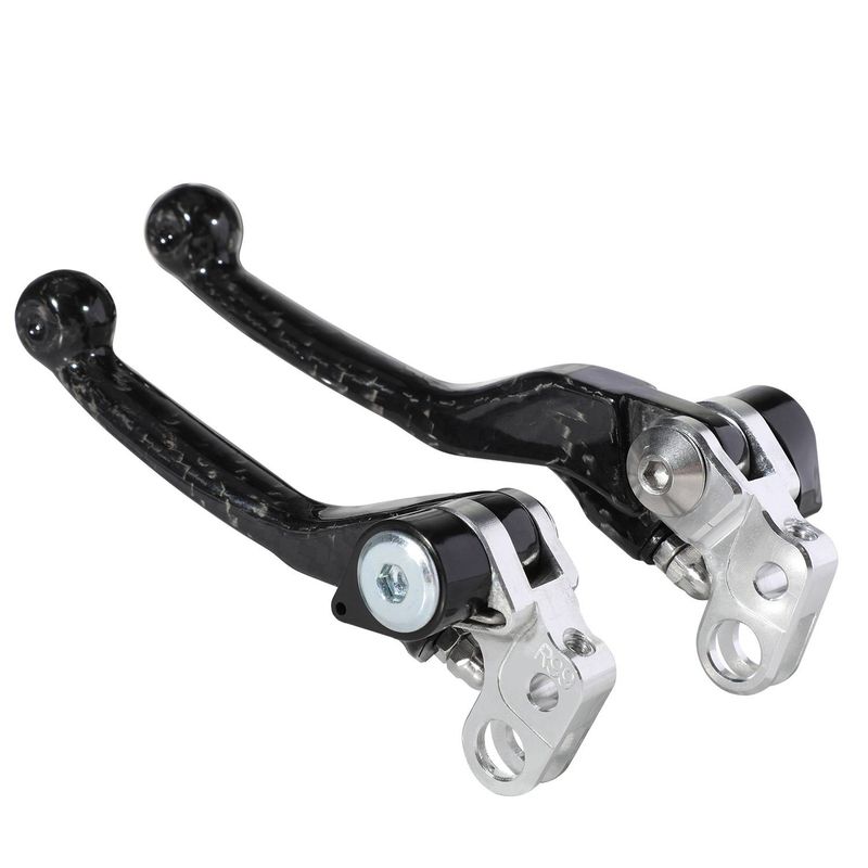 Carbon Fiber Motorcycle Brake & Clutch Levers - Lightweight & Durable Upgrade For Enhanced Control & Style_voghion.com