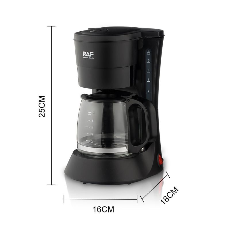 Mini macchina per caffè americano manuale - Macchina per caffè compatta da 600 ml con standard europeo/americano e controllo della temperatura regolabile per casa e ufficio_voghion.com