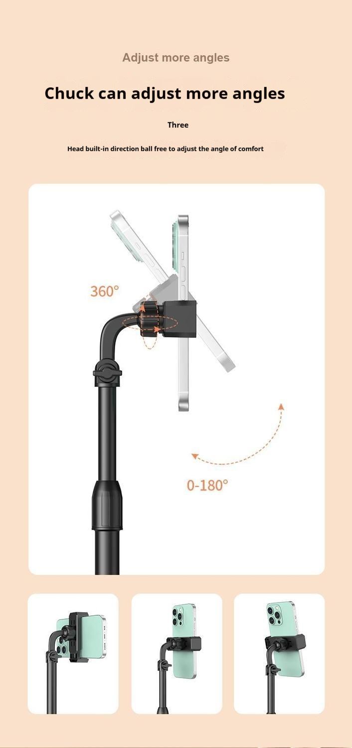 Phone Stand Desktop Adjustable Multifunctional Gadget For Photography, Live Streaming, Watching Shows, Lazy Universal_voghion.com
