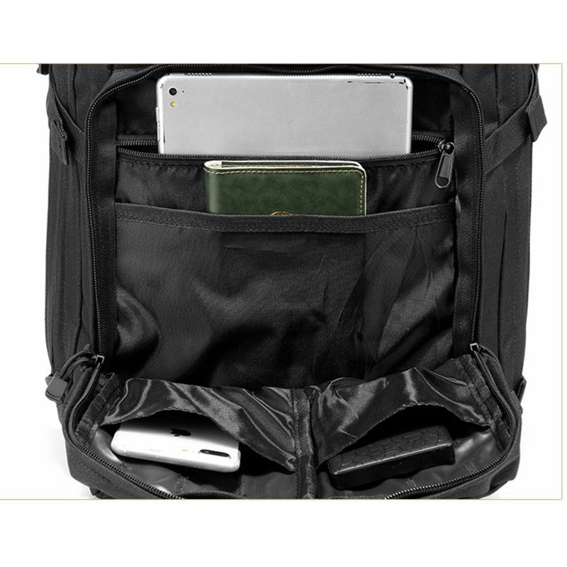 Outdoor Sports Doppelter multifunktionaler Polyester-Bergsteiger-Militär-Camouflage-Taktikrucksack_voghion.com
