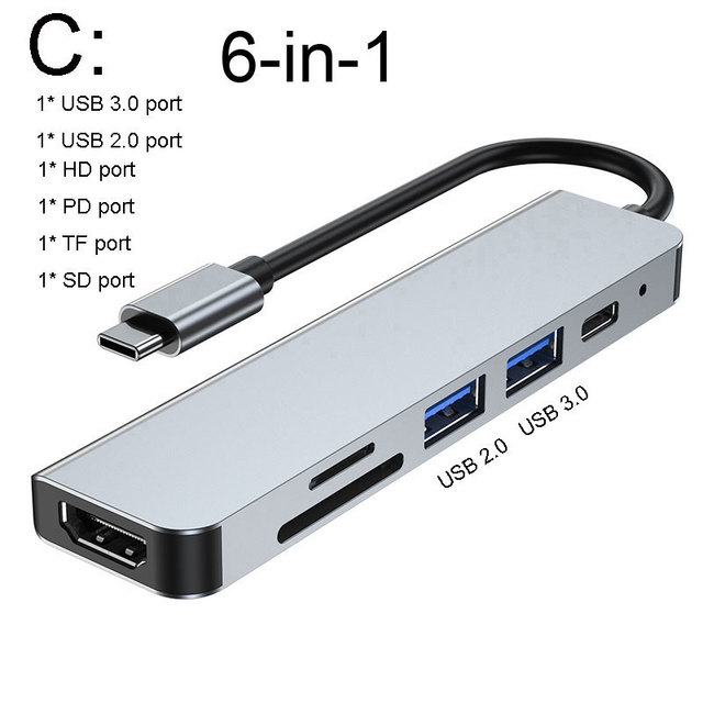Mosible USB C Hub zu HDMI-kompatibler Rj45 VGA Adapter OTG Thunderbolt 3 Dock mit PD TF SD Jack3,5mm für MacBook Pro/Air M1 M2_voghion.com